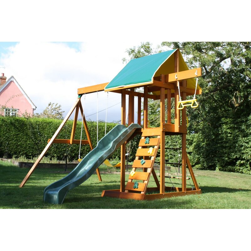 KidKraft Wooden Swing Set Reviews Wayfair   Wooden Swing Set 